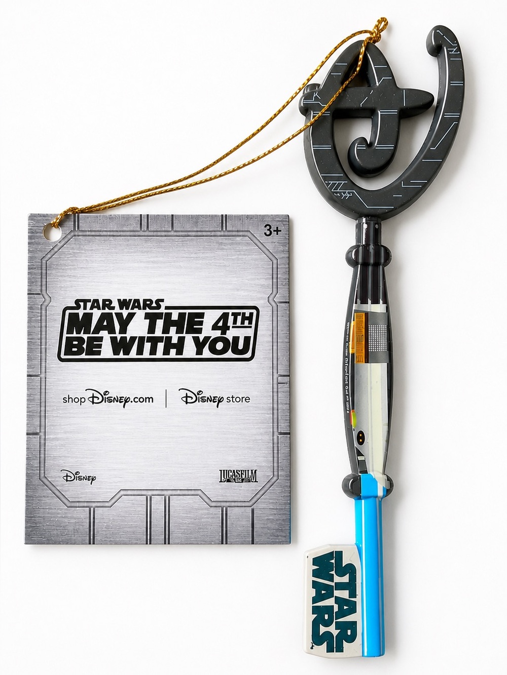 Disney Star Wars “May the 4th Be With You” Decorative Key Ornament BNWT
